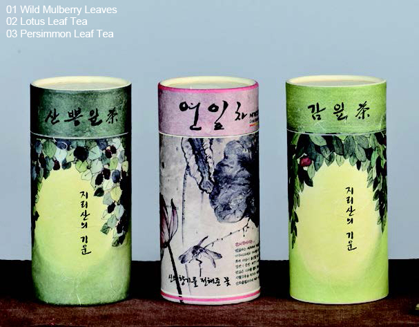 Wild Mulberry Leaves & Lotus Leaf Tea & Pe... Made in Korea